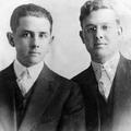 Central States Mission companions - L-R: Spencer W Kimball and Melvin E Phippen