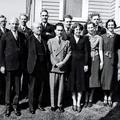 Elder Melvin J. Ballard, President Evans and Missionaries,  1938 October