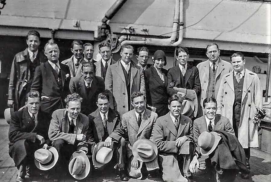 Missionary Group on the SS George Washington,  1931 July 10