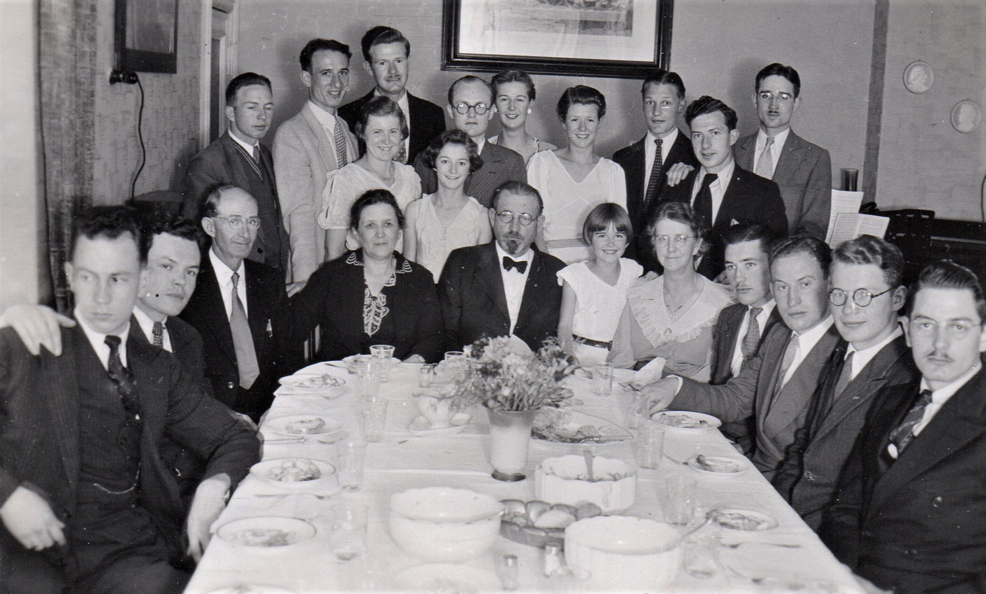 German Mission farewell dinner for President and Sister Budge.ca 1934