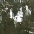 Elder and Sister Winder and missionaries touring volcanoes on Hawaii's big Island, 1920