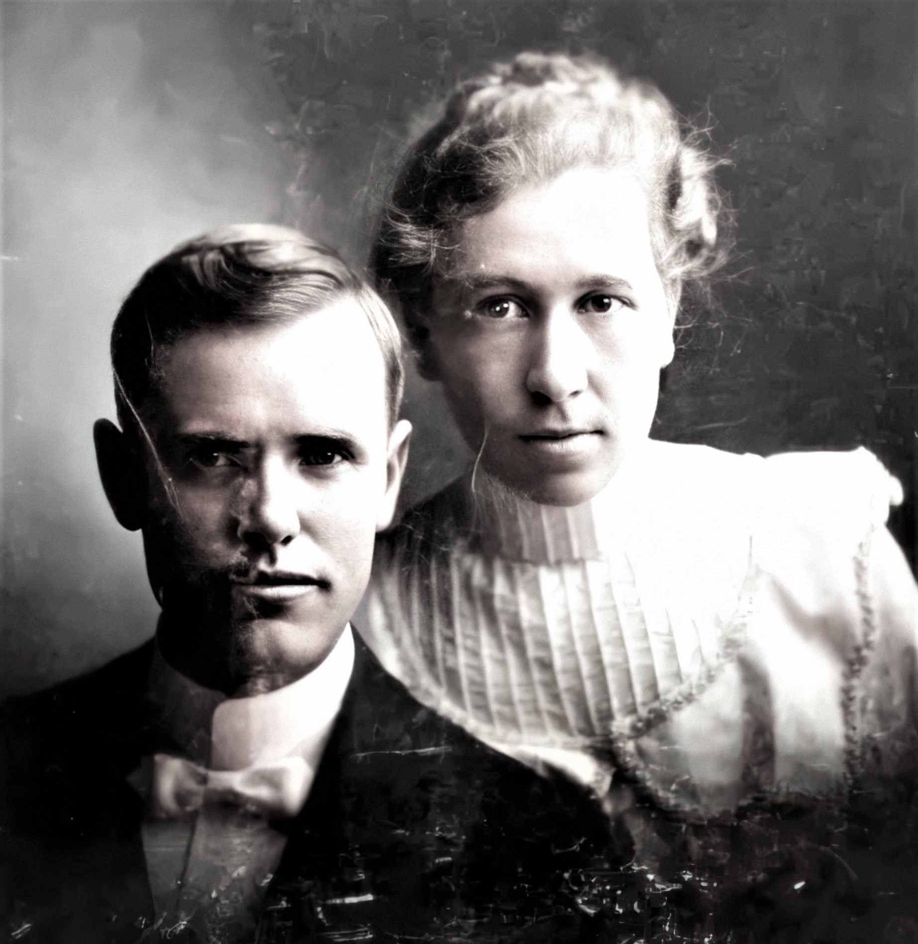 Emma Jane Smith & Edwin Cleveland Dibble - Hawaiian Mission ca 1903