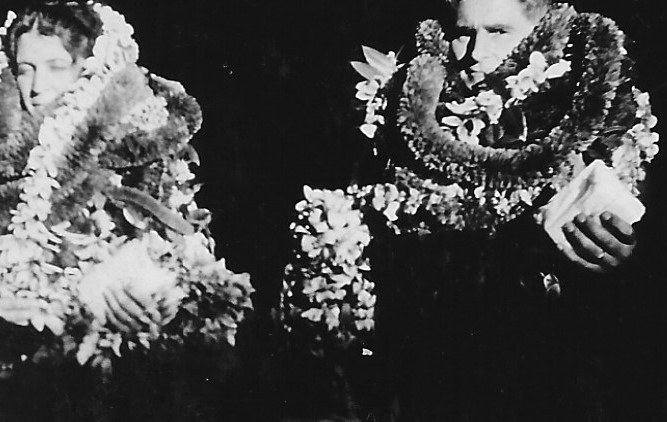 President and Sister Neff Upon Leaving the Islands - 1926