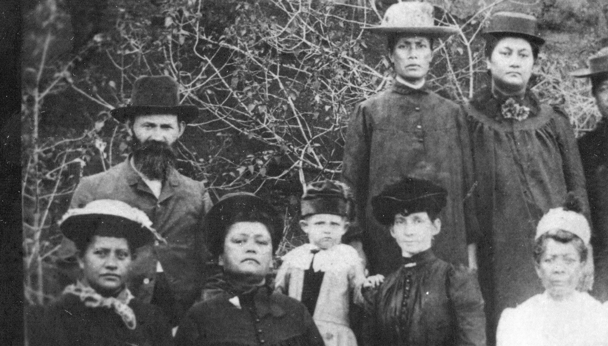 Ward Pack and Family in Hawaii ca 1889-1891