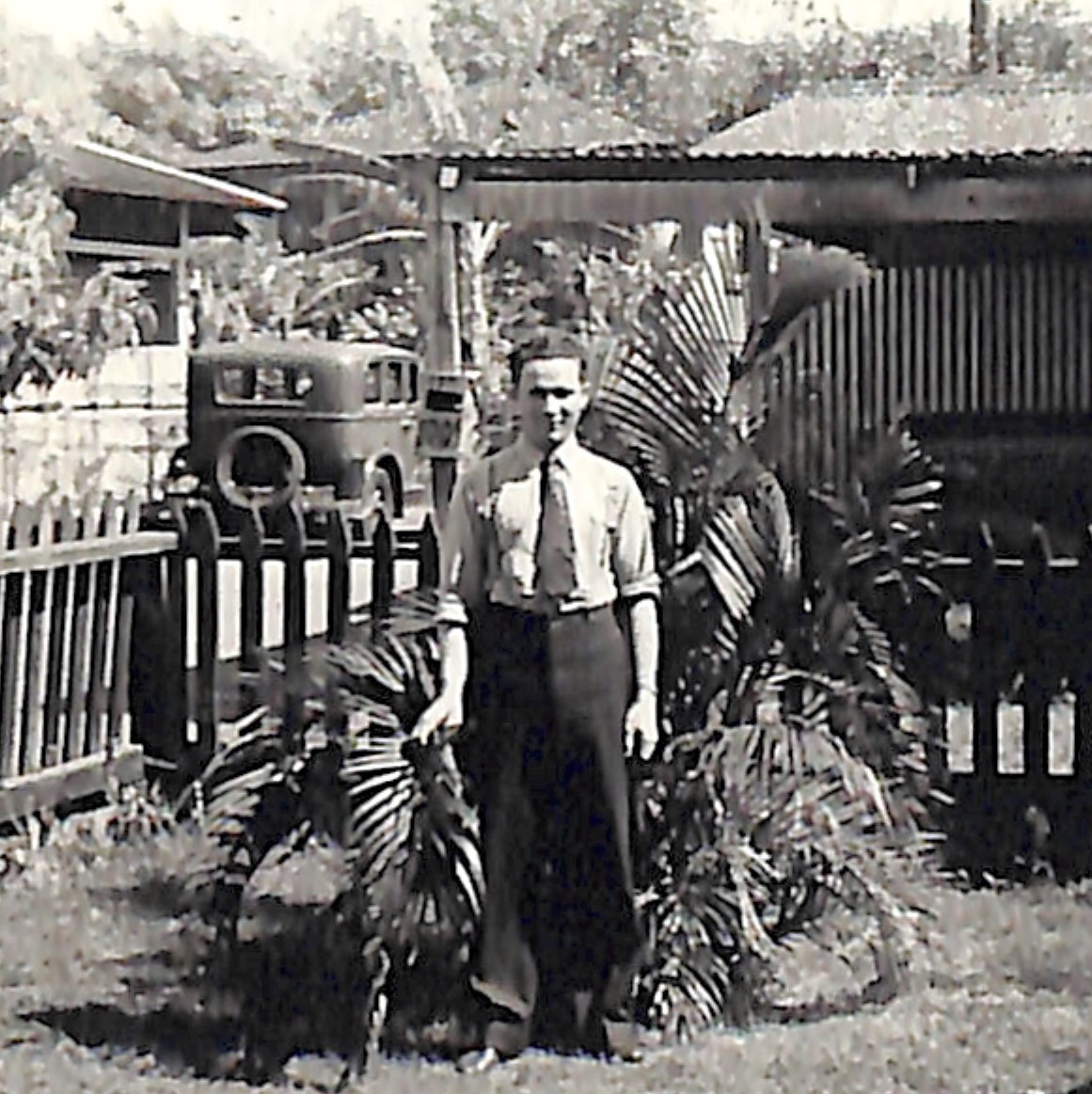 Ralph Jensen on his mission in the Japanese Hawaiian Mission ca 1940-42