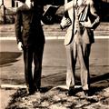 Elder Elmer Browning and Elder Severson in Davenport, Iowa, Circa 1930