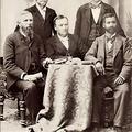 President Anthon H. Lund With Companions in Palestine, Circa 1898