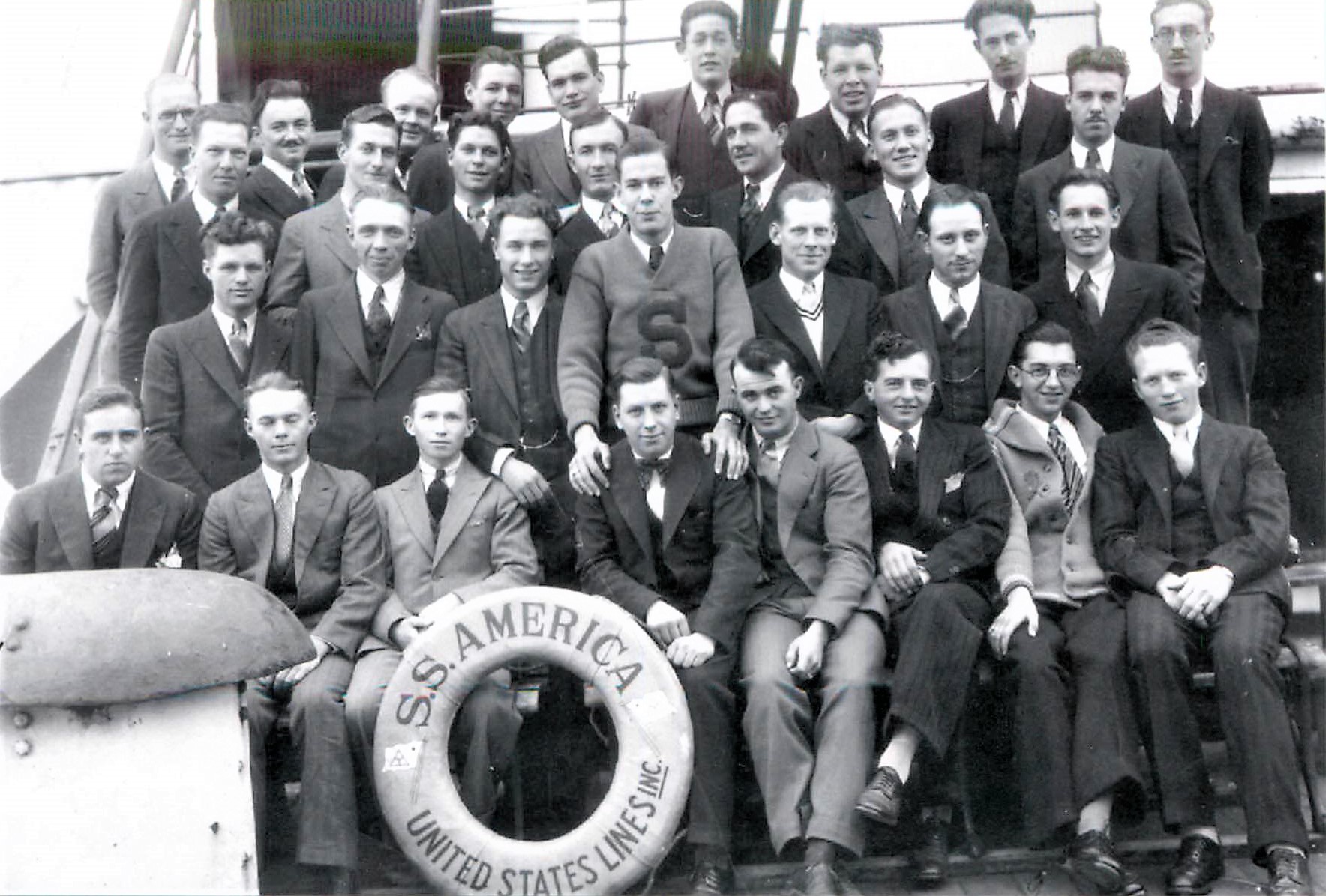 Missionaries Crossing The Atlantic,  1930