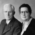 California Mission President Alonzo Arza Hinckley and his wife Rose May Robinson