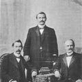 Neils Peter Aagard center with two Missionary Companions