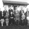 President Ariel Smith Ballif at the Maori Agricultural College with N.Z. Mission Staff 1929