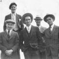 Five London bound Missionaries at Lake Michigan, September 1930