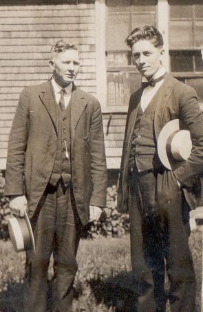 Henry LeGrand Baker (left) with companion Mark E Peterson