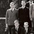 Elder Cardall with Missionaries in Denmark 1939