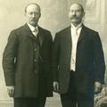Soren Christiansen (left) and Otto Johnson on Scandinavia Mission