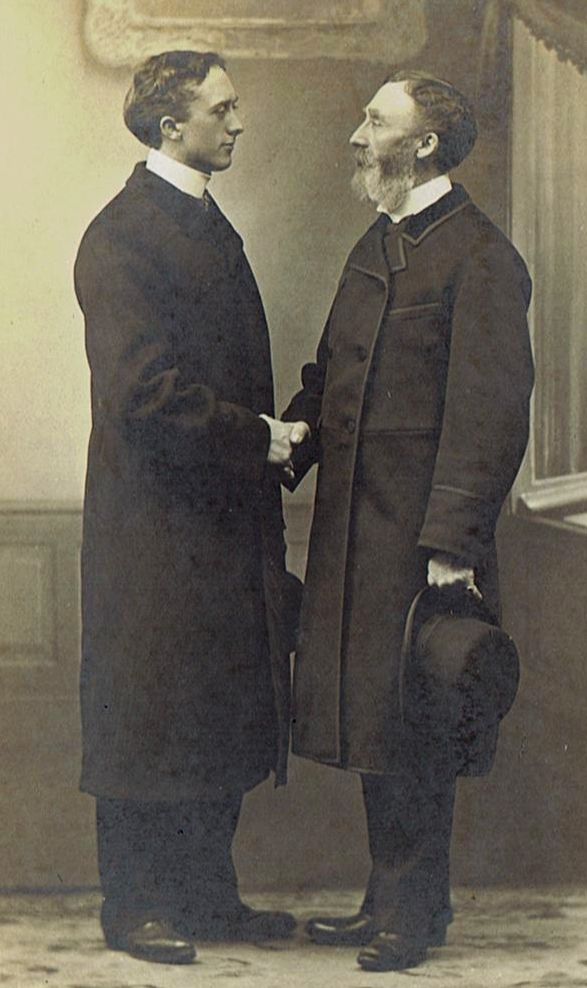 Johannes and Hans Christiansen on mission, 1902
