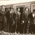 Elder Joseph Eriksen with missionary companions, New Zealand