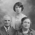 President John Ephraim Magleby with Sister Jane Adam Magleby and daughter Louisa Magleby, 1928-1932