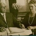 President Angus Wright and wife Martha Jane Middleton