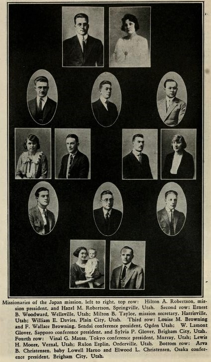 Missionaries of Japan Mission ca 1922-1924