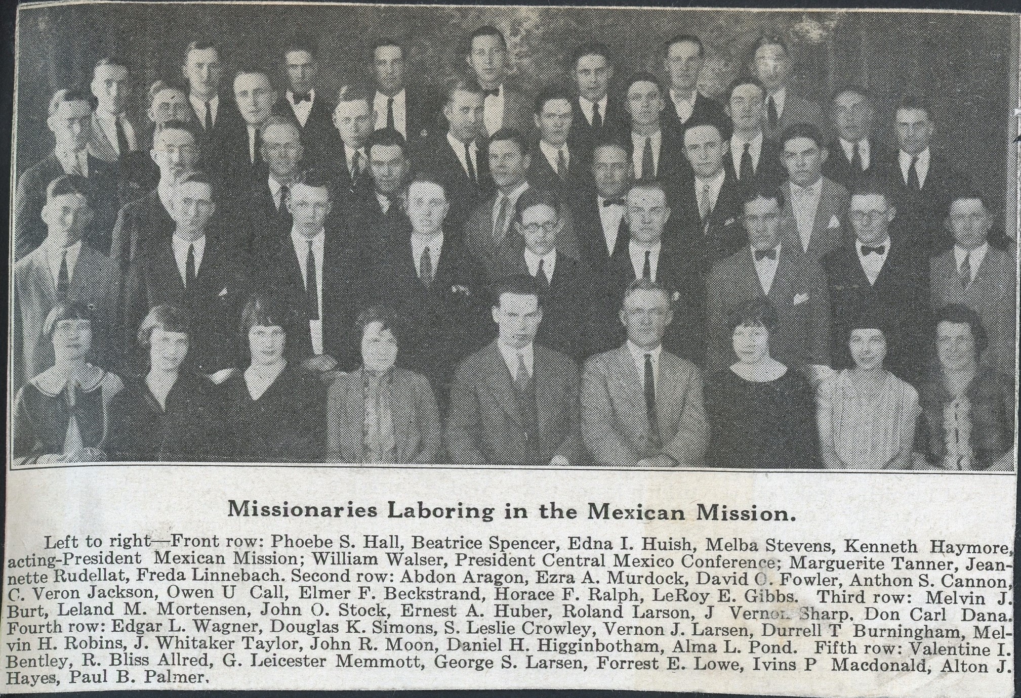 Mexican Mission - Mexico City conference - February 13, 1926