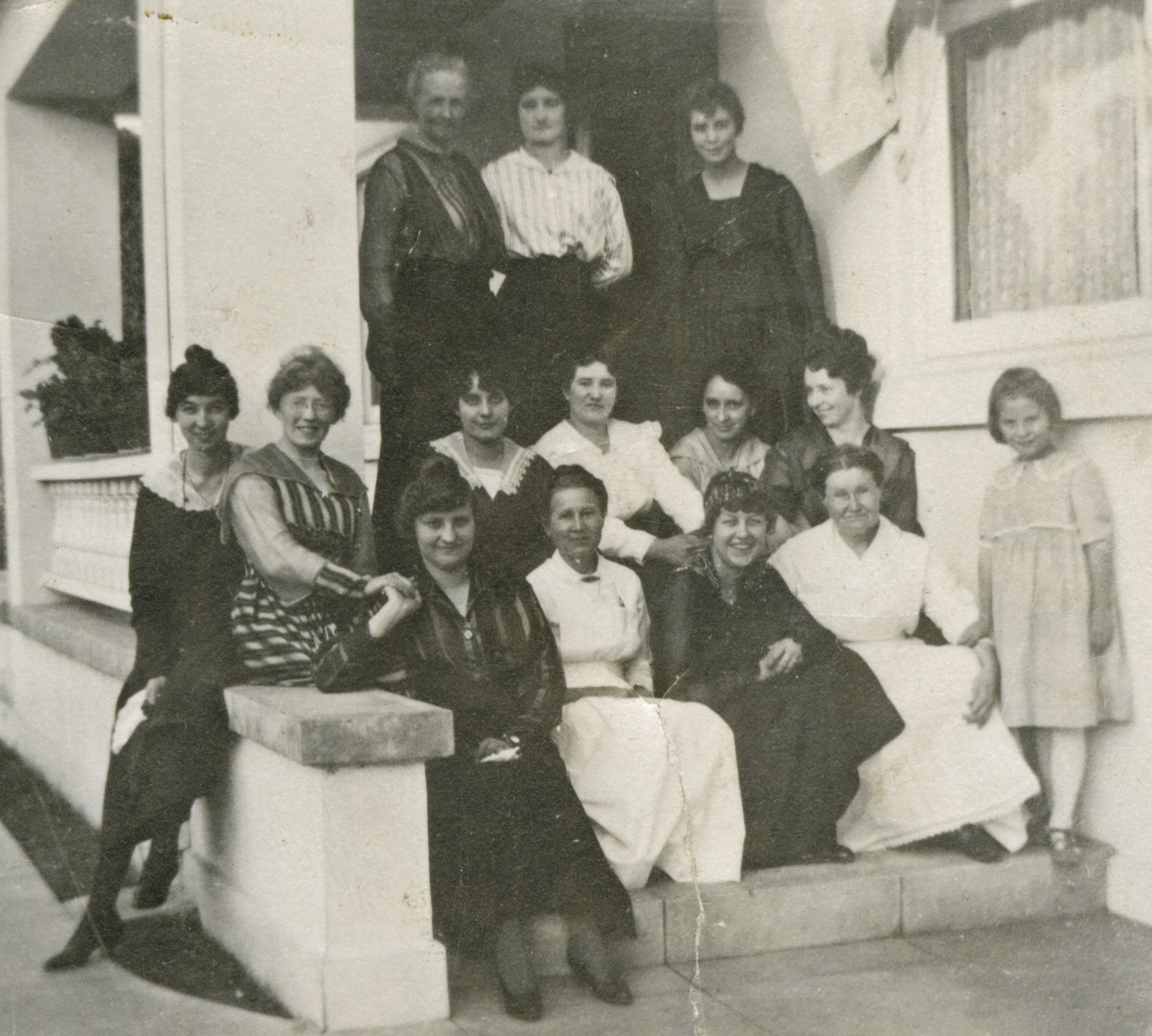 Lady Missionaries at mission headquarters, Oct. 23, 1917