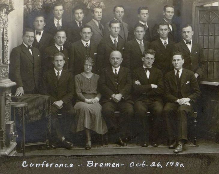 Bremen Conference, Oct 26, 1930