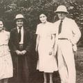 Nora and Evon Huntsman, with their good friends Matthew Cowley