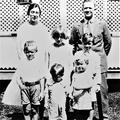 President Newel Cutler and family in Tonga