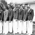 Missionaries in the Tongan mission with their mission president ca 1937-40