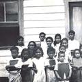 Bryan Winward teaching Tongan children while on mission to Tonga