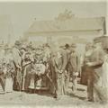 Mormon Tabernacle Choir on Temple site, Independence,  1893