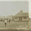Mormon Tabernacle Choir serenading Henry Irving, U.P.R.R,  1893